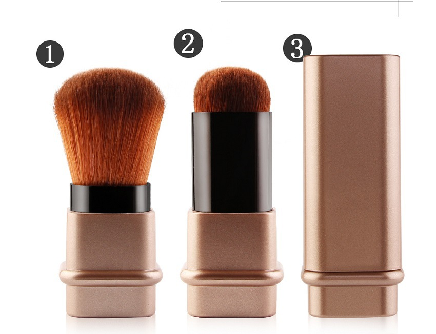 Makeup brush with cover