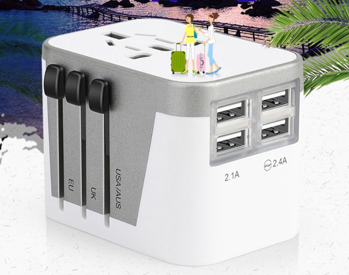 Adaptador de viaje para varios países