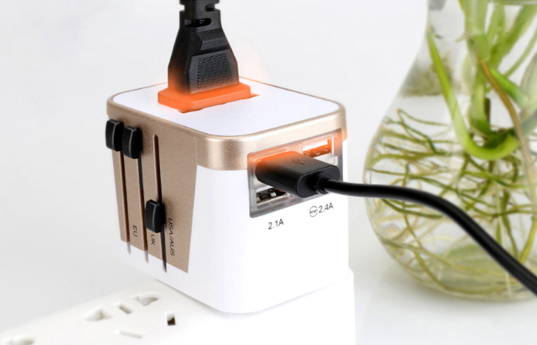 Adaptador de viaje para varios países
