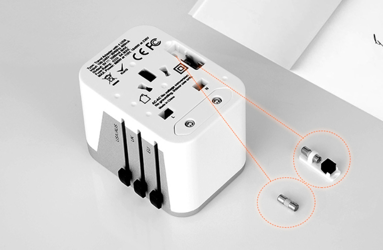 Adaptador de viaje para varios países