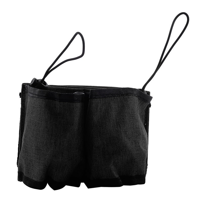 Bolsa para cochecito de equipaje de tela Oxford, bolsa para bebidas, cubierta de carrito de viaje, reposabrazos, portavasos de agua portátil