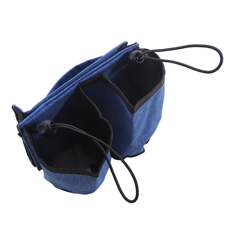 Bolsa para cochecito de equipaje de tela Oxford, bolsa para bebidas, cubierta de carrito de viaje, reposabrazos, portavasos de agua portátil