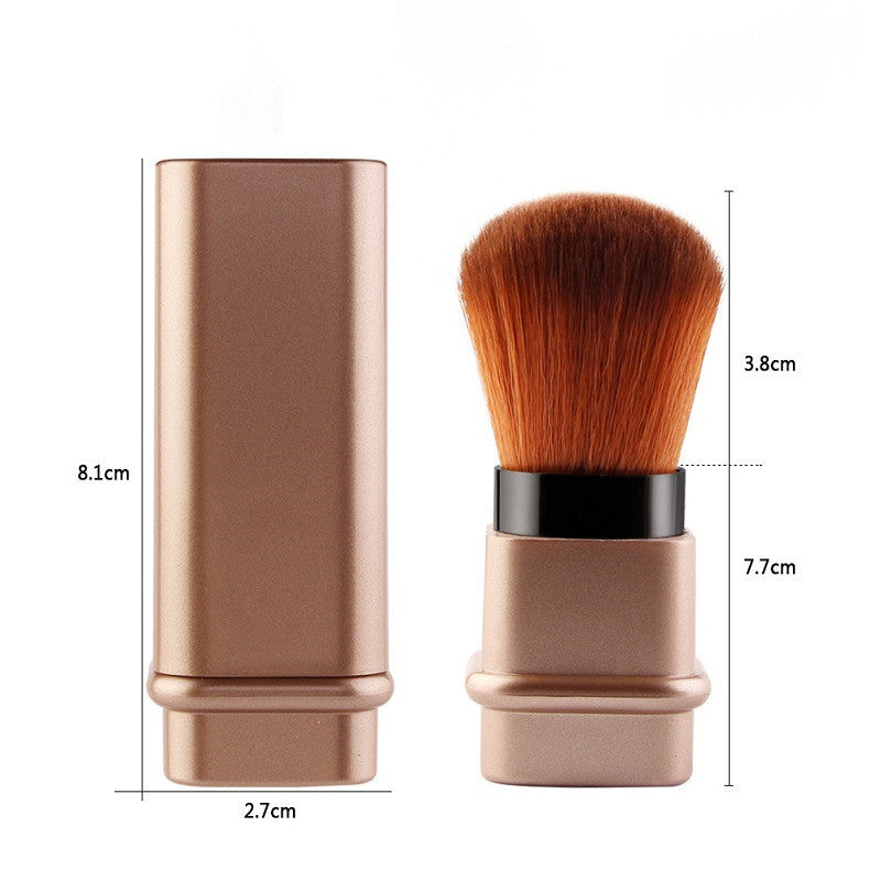 Makeup brush with cover