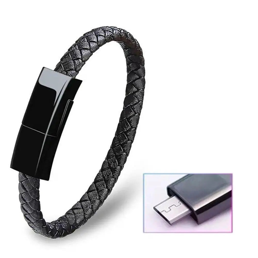Bracelet Mobile Phone Data Cable USB Type C Cable for Apple