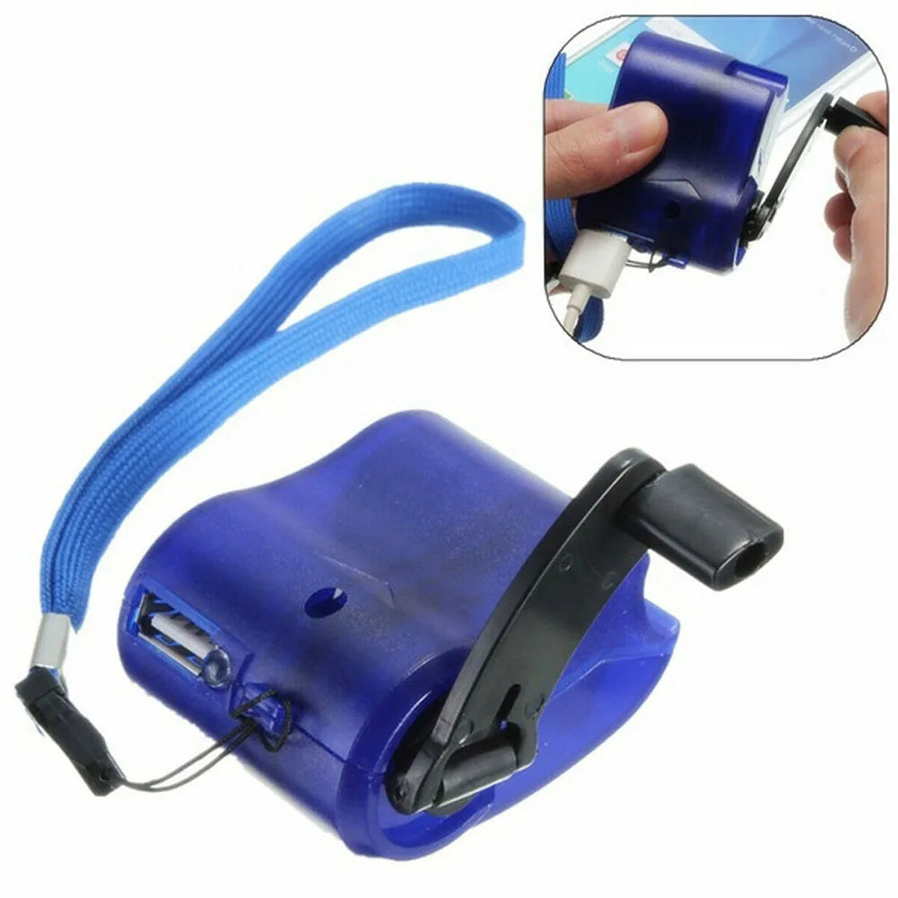 Emergency Power USB Hand Crank Phone Charger Manual Charging