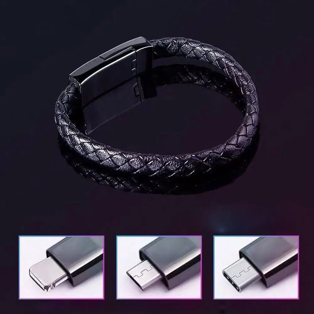 Bracelet Mobile Phone Data Cable USB Type C Cable for Apple