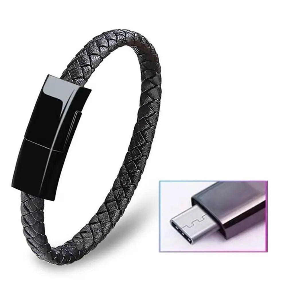 Bracelet Mobile Phone Data Cable USB Type C Cable for Apple