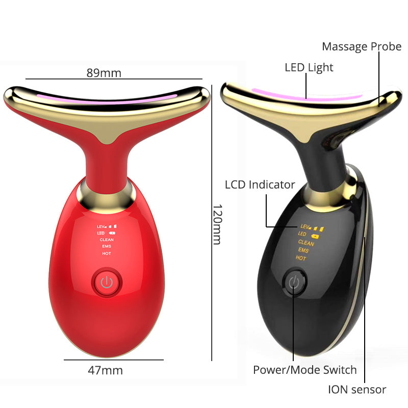 EMS Thermal Neck Lifting And Tighten Massager Microcurrent