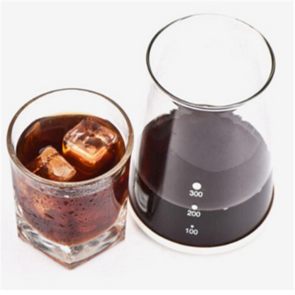 Portable Reusable Ice Drip Coffee Glass Pot Maker