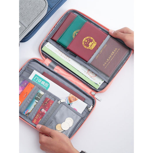 Funda para pasaporte de viaje Soporte para pasaporte impermeable