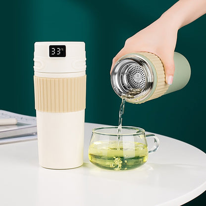 The New Stainless Steel Intelligent Temperature Display Coffee Cup Is Portable