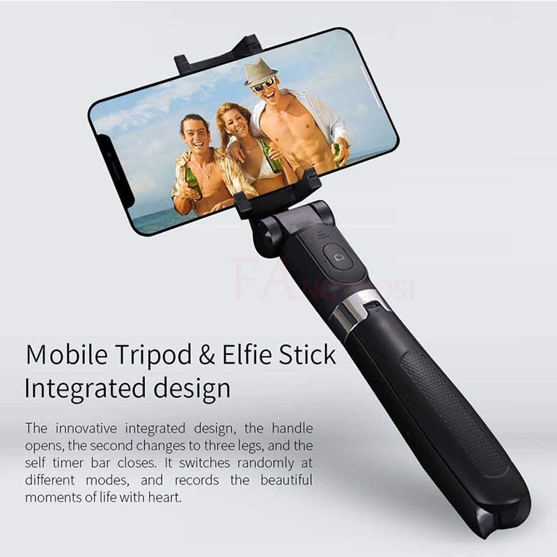 Compatible con Apple, trípode Selfie Stick móvil Universal Live Triangle Bracket One Bluetooth Selfie Artifact