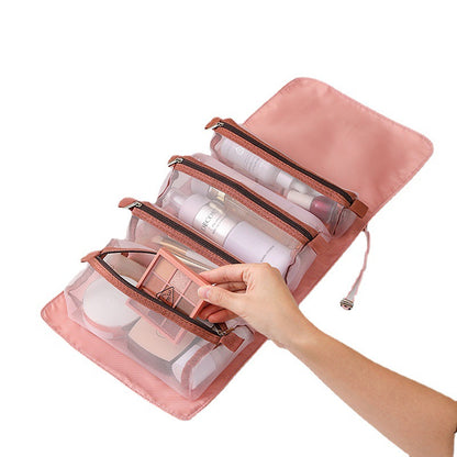 4pcs Cosmetic Bag Foldable Removable Travel Bag