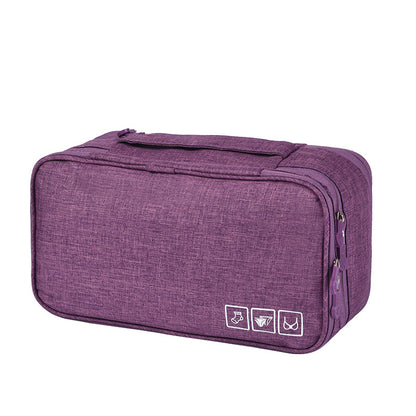 Travel Makeup Bags Women Multi-function 3-shelf Underwear Storage Bag