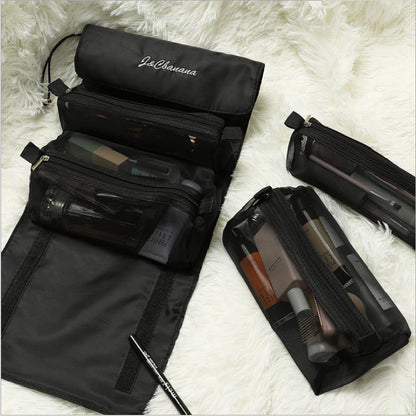 4pcs Cosmetic Bag Foldable Removable Travel Bag