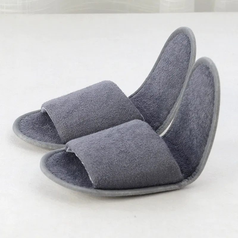 1 pair Home Hotel Breathable Slippers