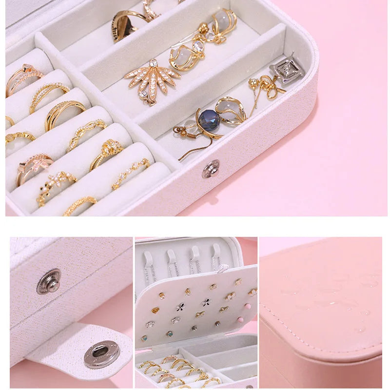 Portable Jewelry Box Organizer