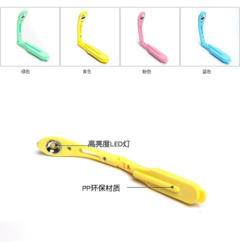 Night Light with Clip Mini Portable LED Reading Lamp