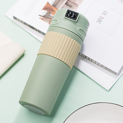 The New Stainless Steel Intelligent Temperature Display Coffee Cup Is Portable